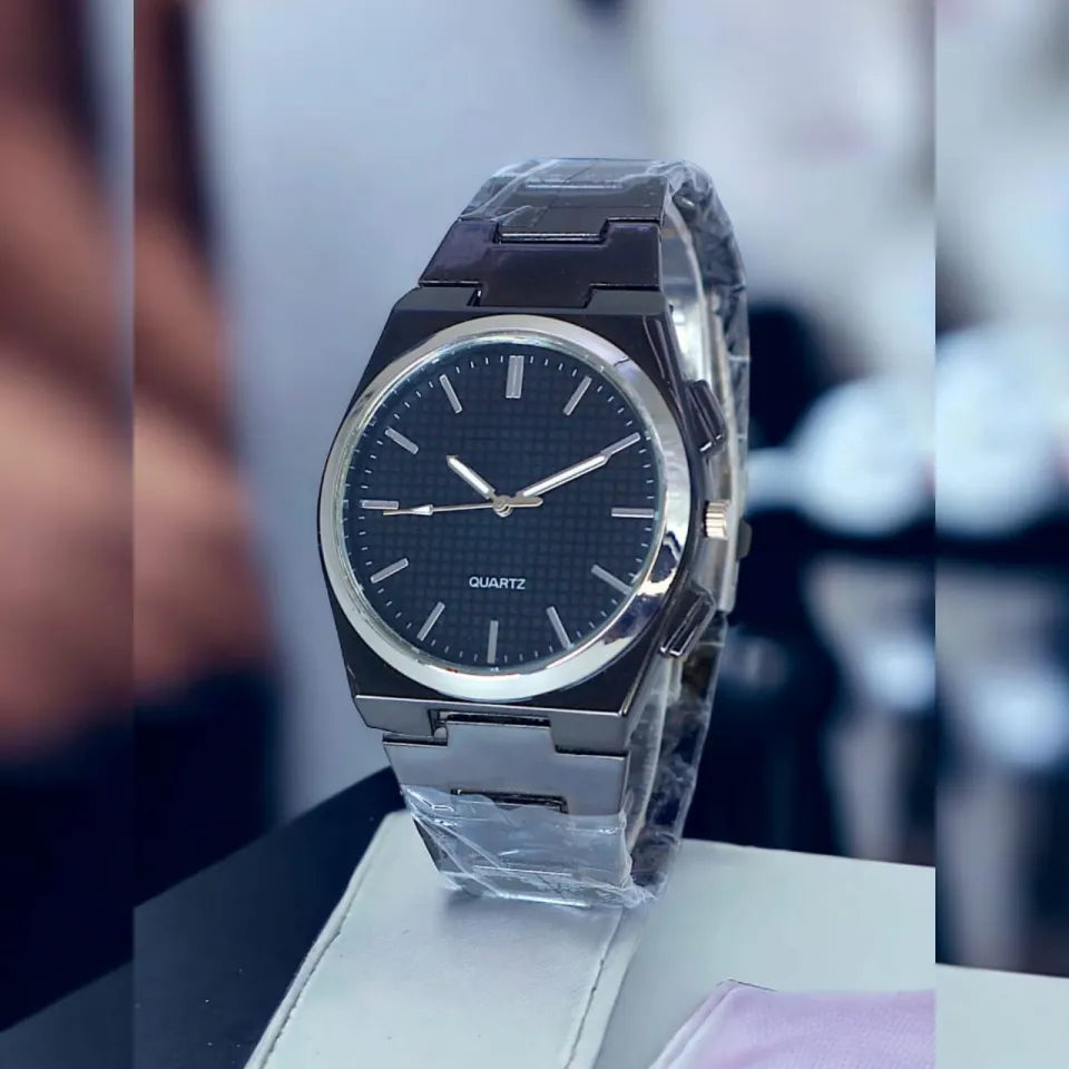 Classy | Watch For Men | Luxury Mens Watch Quartz Movement Colorful Stainless Steel Chain Watches Waterproof | Top Quality Stainless Steel Chain Heavy Built Business Fashion Casual Watch For Men (Perfect Gift For Men & Women)