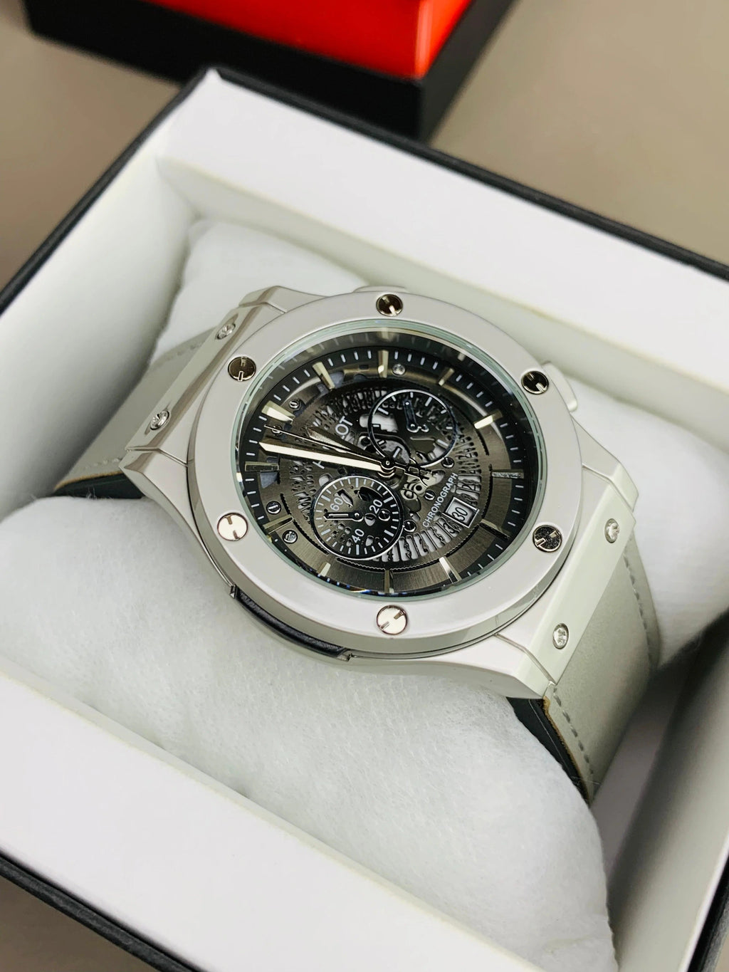 HB Skeleton Date Watch