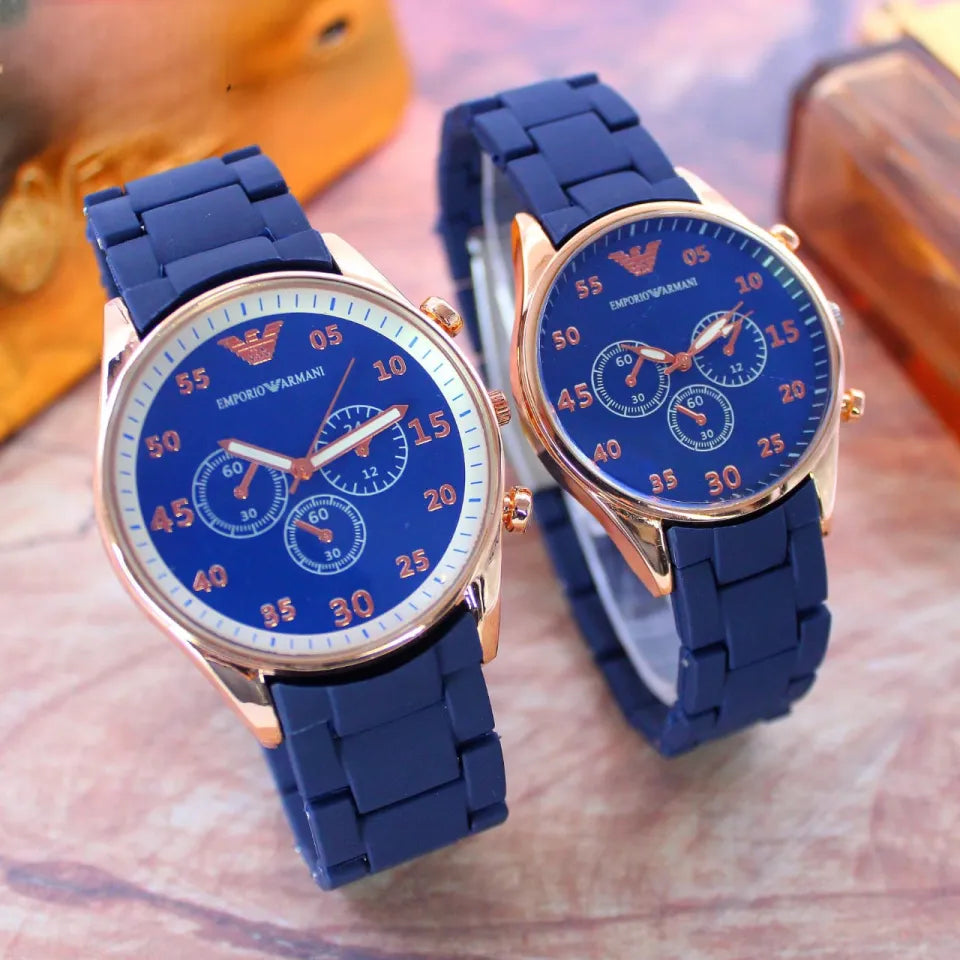 Premium Quality His & Her Couple Watch