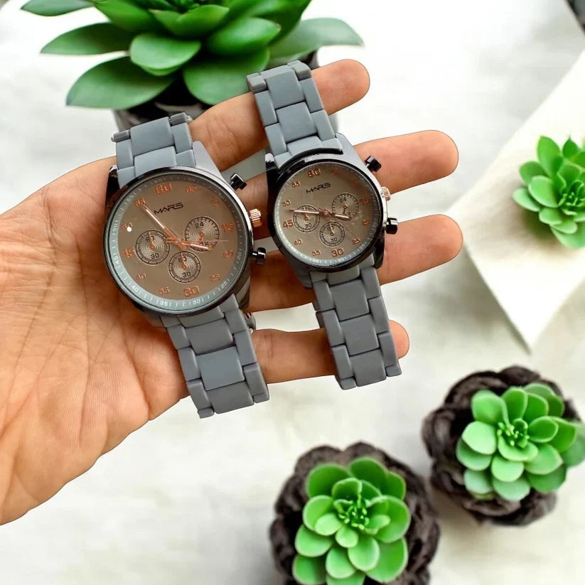 Premium Quality His & Her Couple Watch