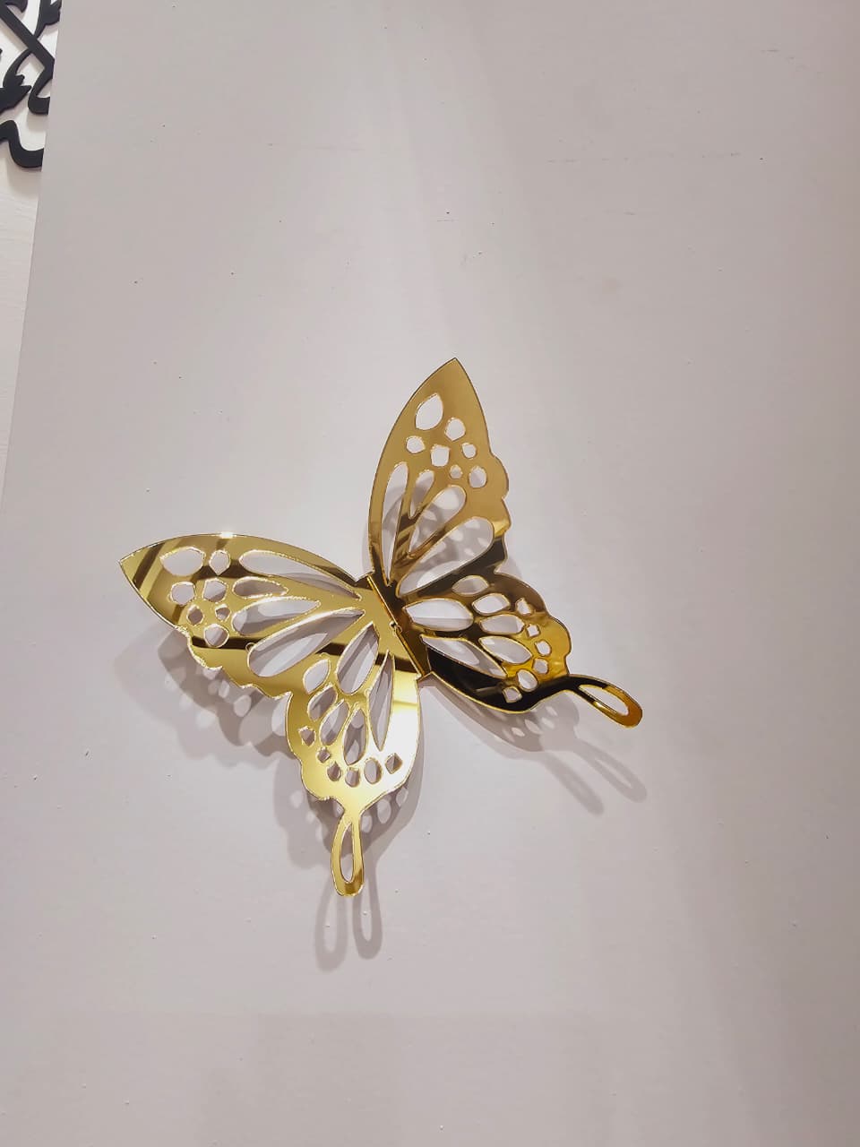 Butterfly Golden Acrylic
